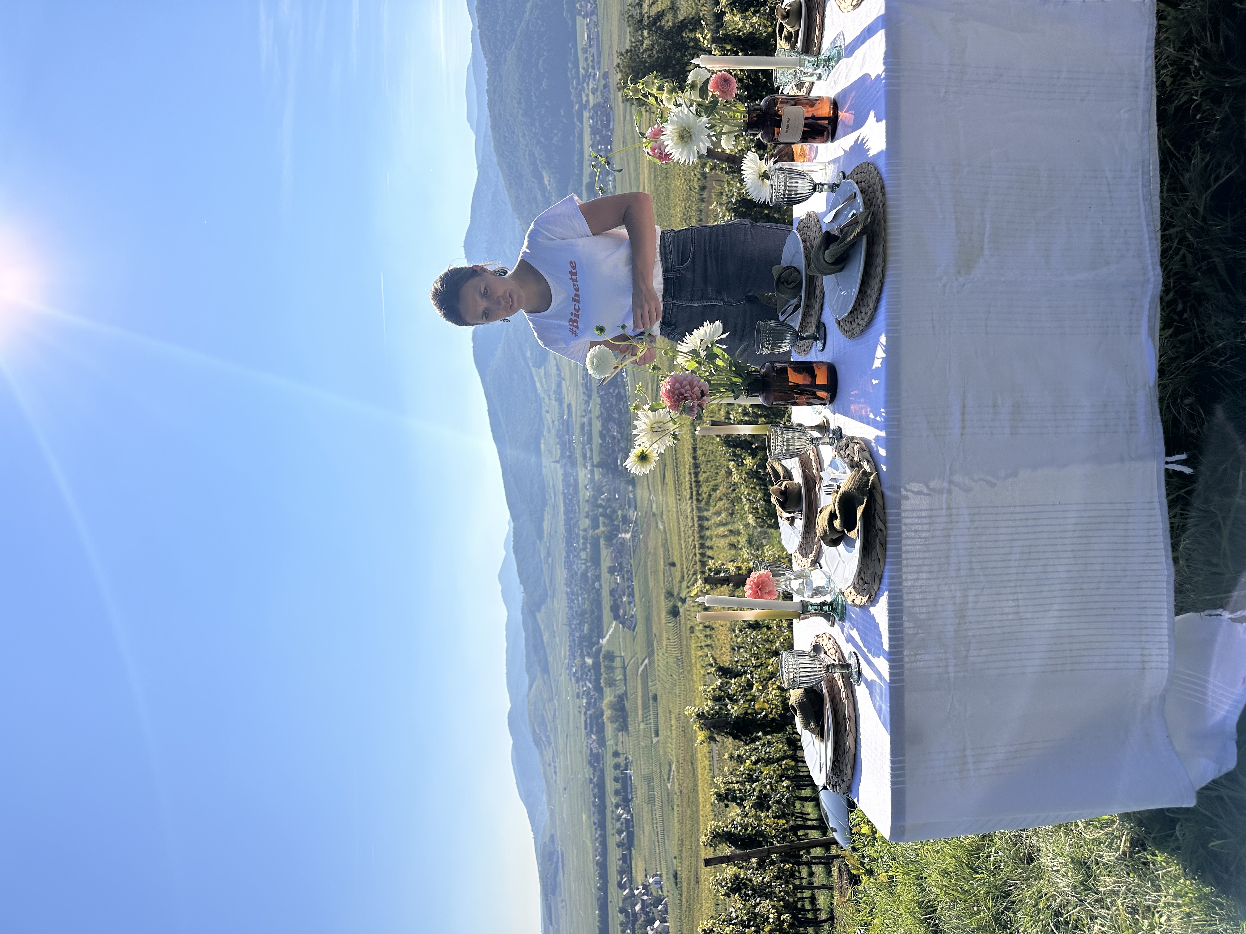 Bichette, créatrice et organisatrice de pique-nique chic en Alsace